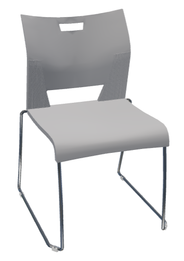 GLOBAL Duet Break/Stack Chair (Stocked colors)
