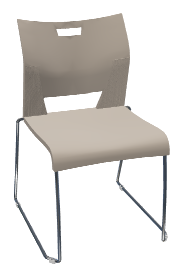 GLOBAL Duet Break/Stack Chair (Stocked colors)