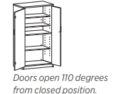 10500 Storage Cabinet 36"W x 24"D x 66 5/8"H
