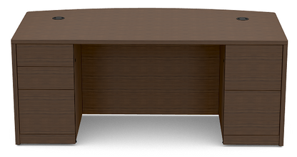 10500 HON Double Pedestal Bow Top Desk