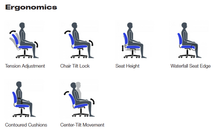 Offices to Go OTG11776B LuxPlus Tilter Chair