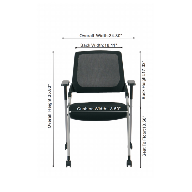 Vista Flex-Back Nesting Chair - Set of 2