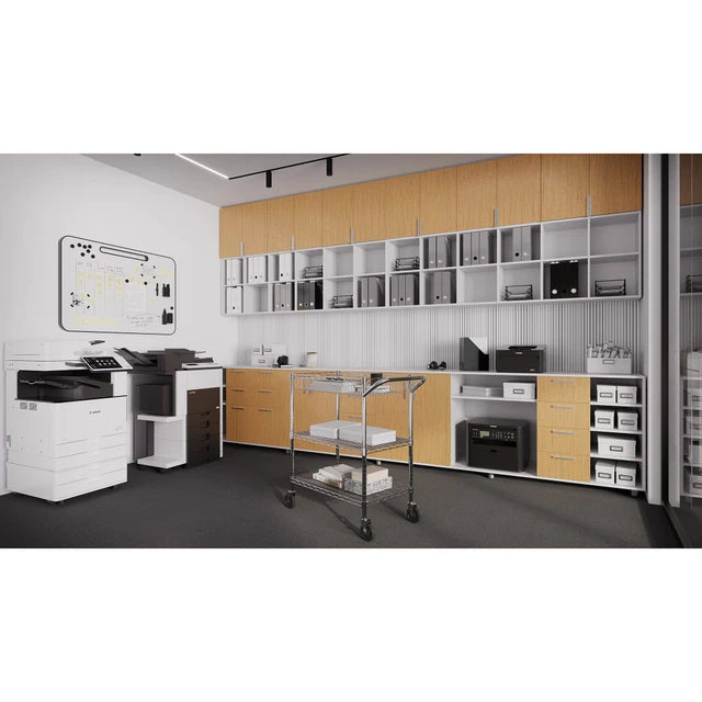 OSWR3005 3-Shelf Chrome Cart with Casters
