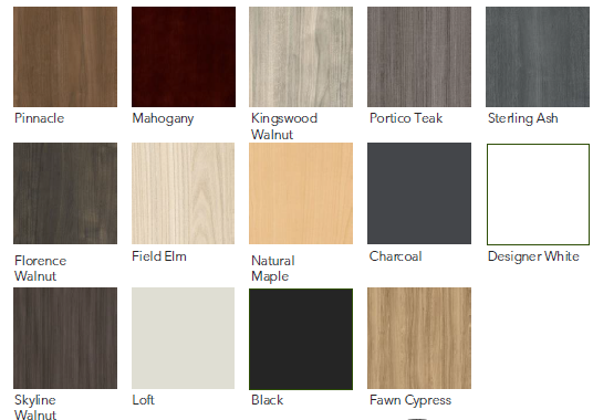 10500 HON Double Pedestal Bow Top Desk