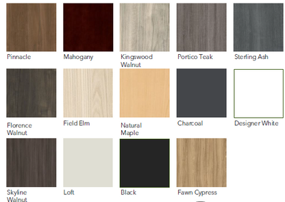 10500 HON Double Pedestal Bow Top Desk