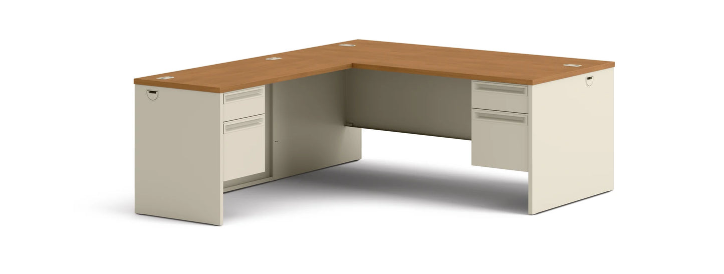 HON 38000 SERIES Metal L-Shape Desk