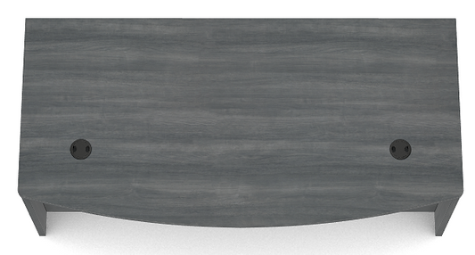 10500 HON Double Pedestal Bow Top Desk