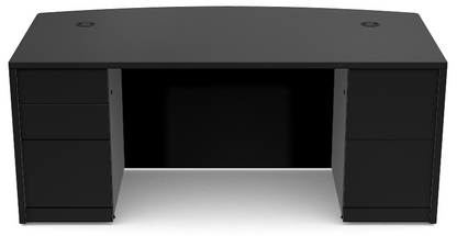 10500 HON Double Pedestal Bow Top Desk