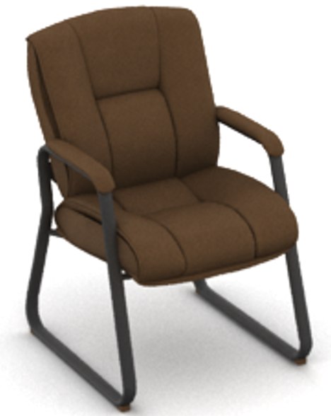 OTG Sled Base Guest Chair (Fabric)