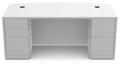 10500 HON Double Pedestal Bow Top Desk
