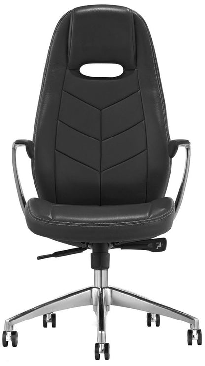 Black Leather High Back Executive Chair