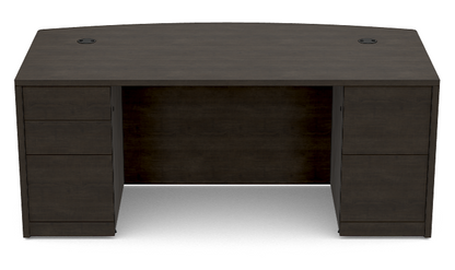 10500 HON Double Pedestal Bow Top Desk