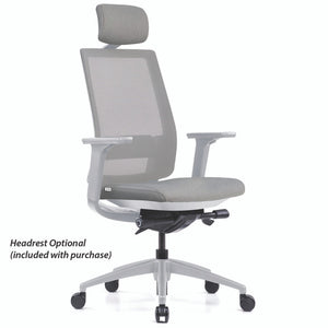 PALMA High Back Mesh Task Chair with Headrest included