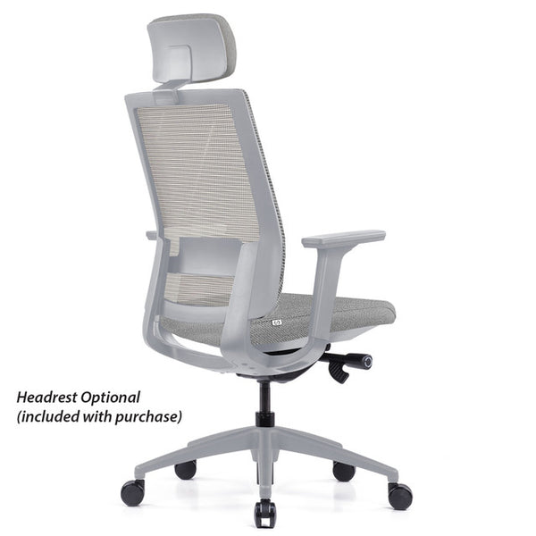 PALMA High Back Mesh Task Chair with Headrest included