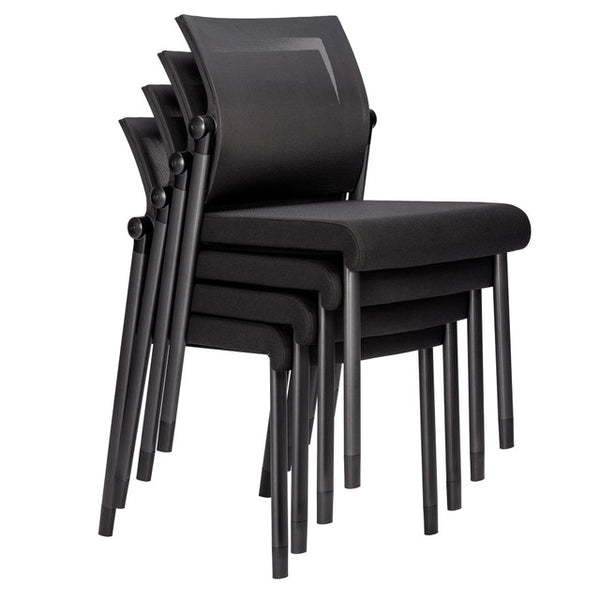 OSLO Mesh Back Stacking Chair (Casters included)