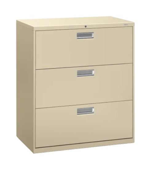 Hon Brigade 36"W 3-Drawer Lateral File