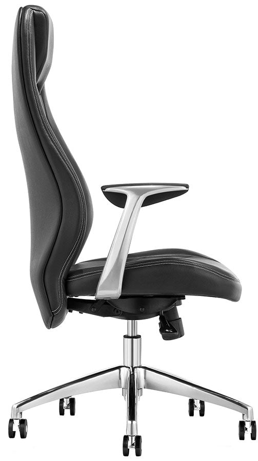 Black Leather High Back Executive Chair