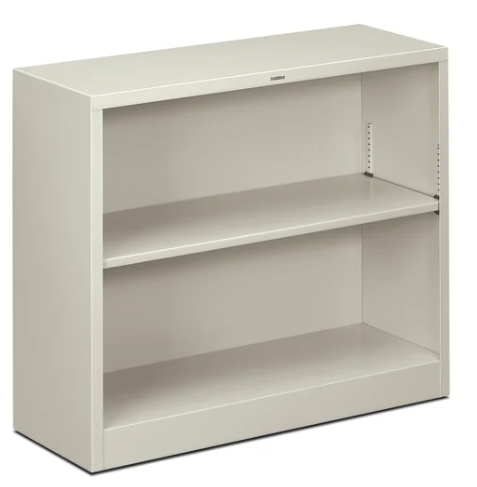 BRIGADE Steel Bookcase 2 Shelves 34 1/2"W