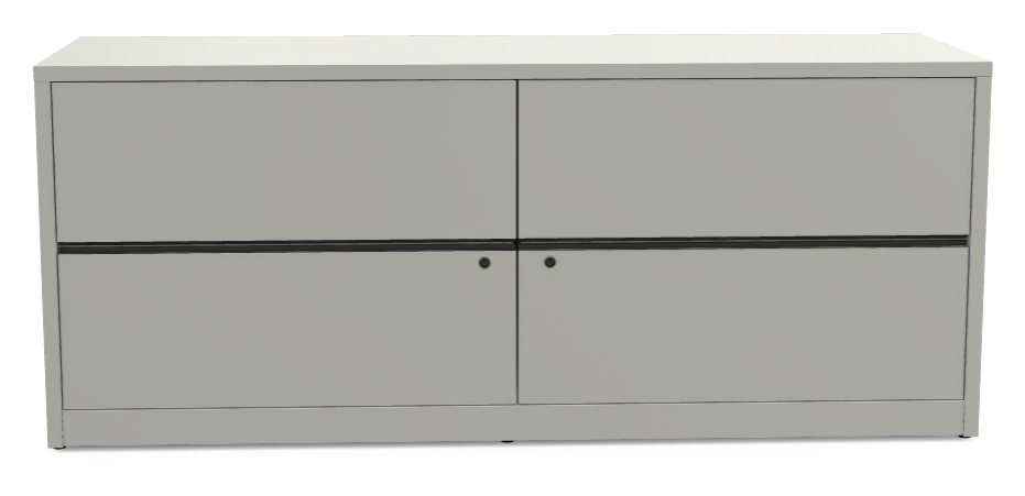 10500 HON Credenza with 2 Lateral Files