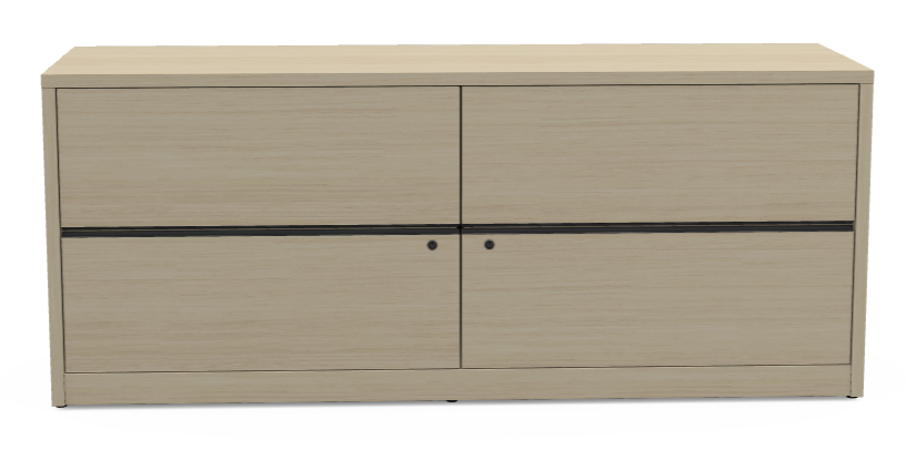 10500 HON Credenza with 2 Lateral Files