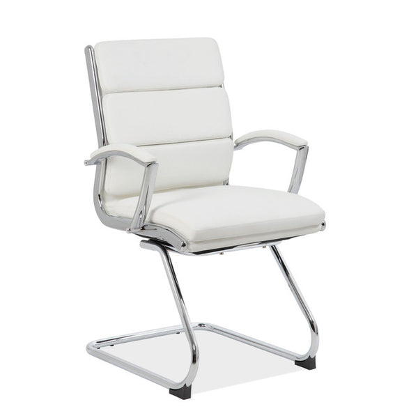 MERAK Executive Guest Chair with Chrome Sled Base