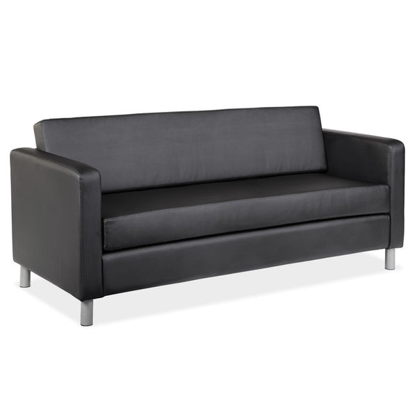 Define Sofa with Silver Metal Legs