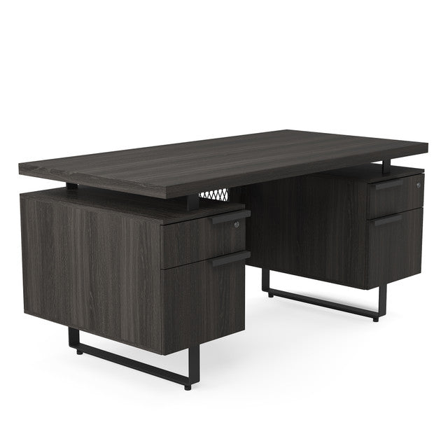 PALISADES Double Pedestal Desk 60"W x 30"D