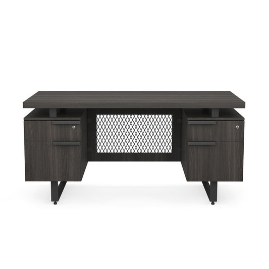 PALISADES Double Pedestal Desk 60"W x 30"D