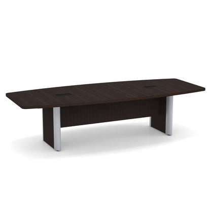 OS 10' Boat-Shaped Conference Table with Elliptical Base