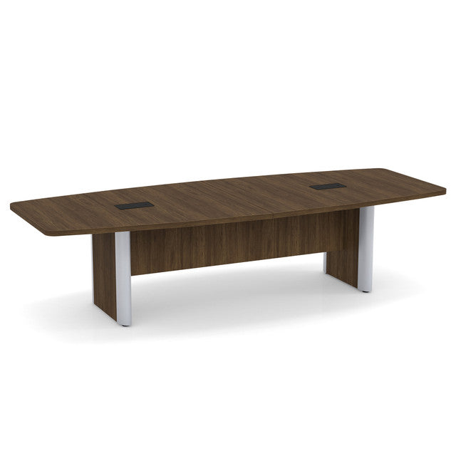 OS 10' Boat-Shaped Conference Table with Elliptical Base