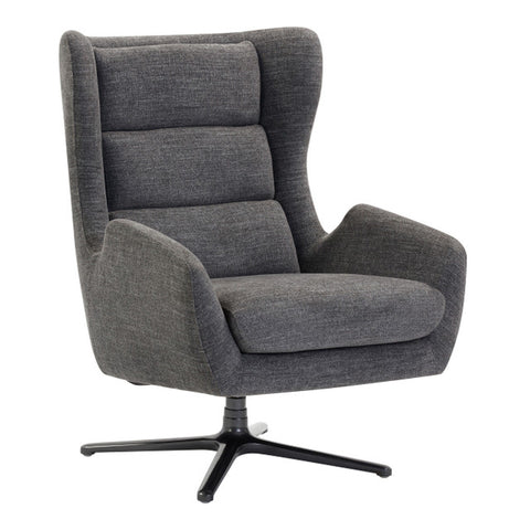 LINCOLN High Back Upholstered Swivel Lounge Chair