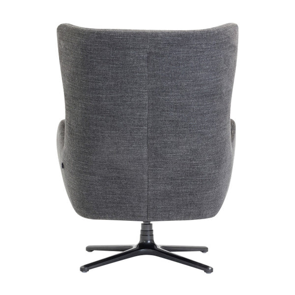 LINCOLN High Back Upholstered Swivel Lounge Chair