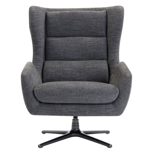 LINCOLN High Back Upholstered Swivel Lounge Chair