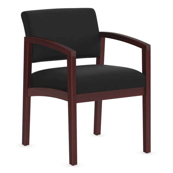 DOVER Fabric Guest Chair with Wood Frame