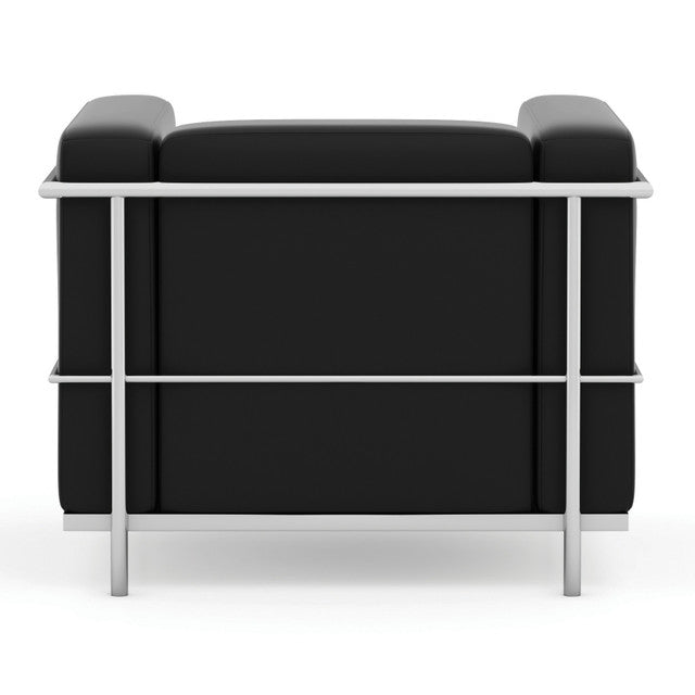 MADISON Club Chair with Chrome Frame