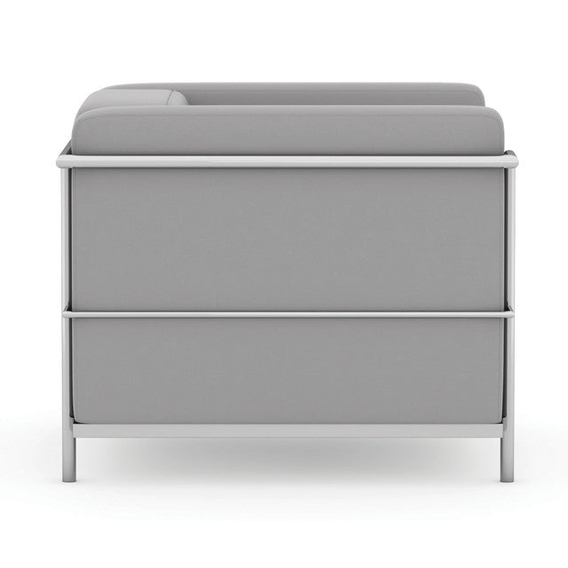 MADISON Club Chair with Chrome Frame