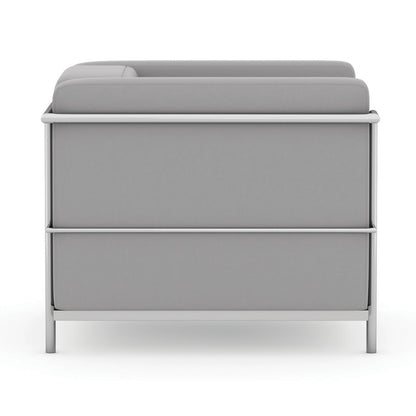 MADISON Club Chair with Chrome Frame