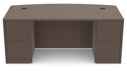 10500 HON Double Pedestal Bow Top Desk