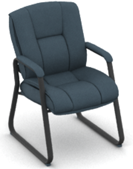 OTG Sled Base Guest Chair (Fabric)