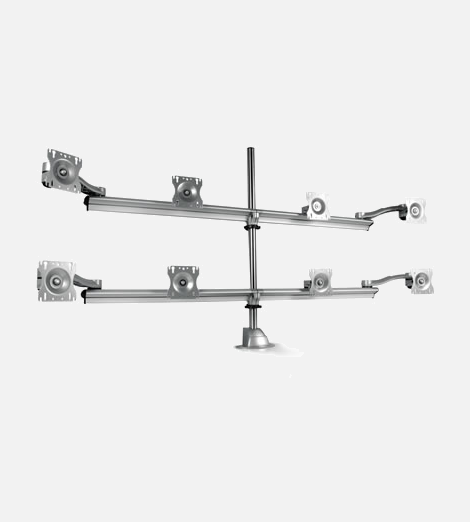 Parabolic Octo-Screen, Beam Mount Monitor Arm