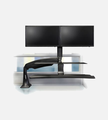 Altissimo Heavy Duty 42" Desktop Sit-Stand Workstation