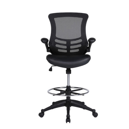 Serene 2.0 Bonded Leather Flip Arm Stool