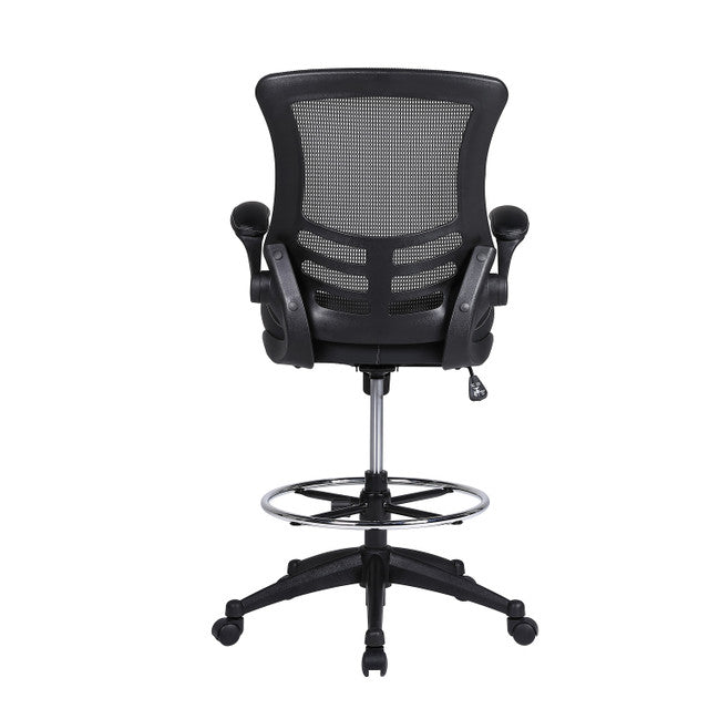 Serene 2.0 Bonded Leather Flip Arm Stool