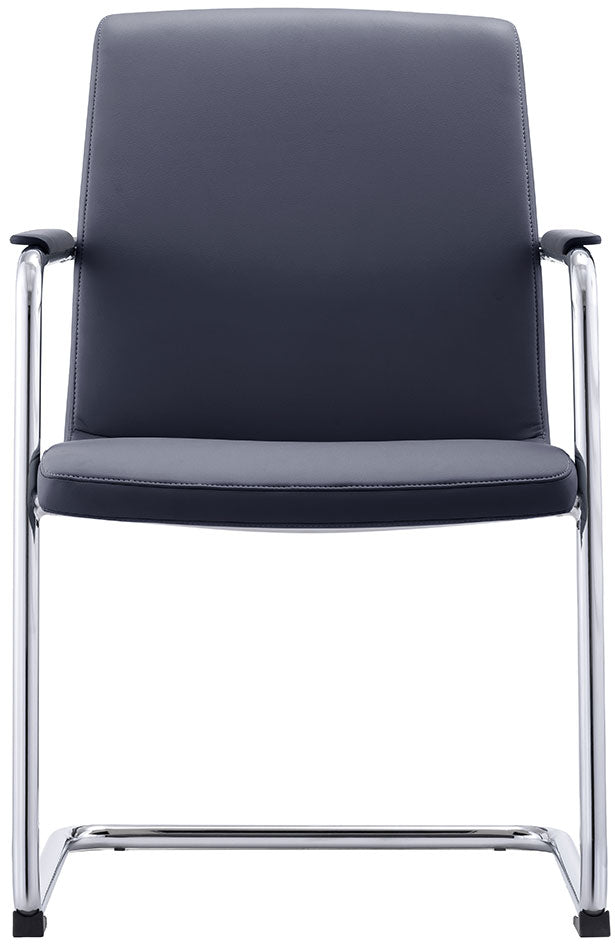 Black Leather Side Chair