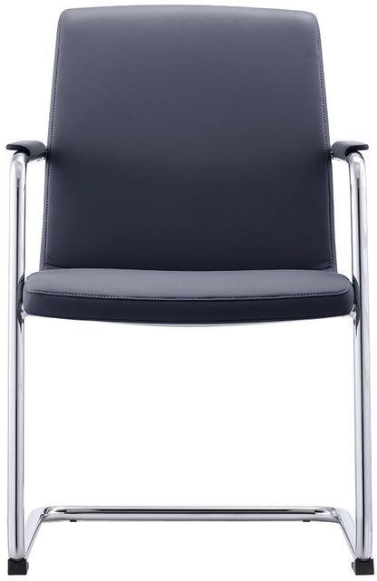 Black Leather Side Chair