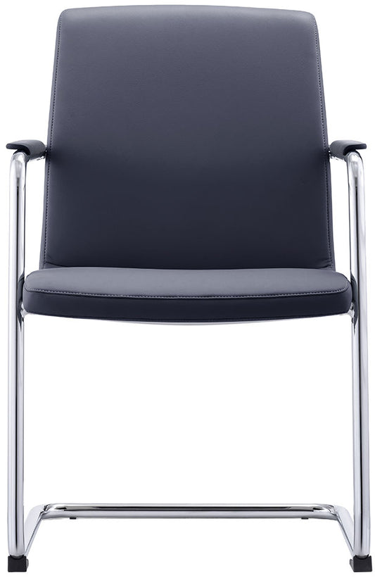 Black Leather Side Chair