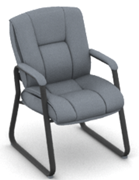 OTG Sled Base Guest Chair (Fabric)