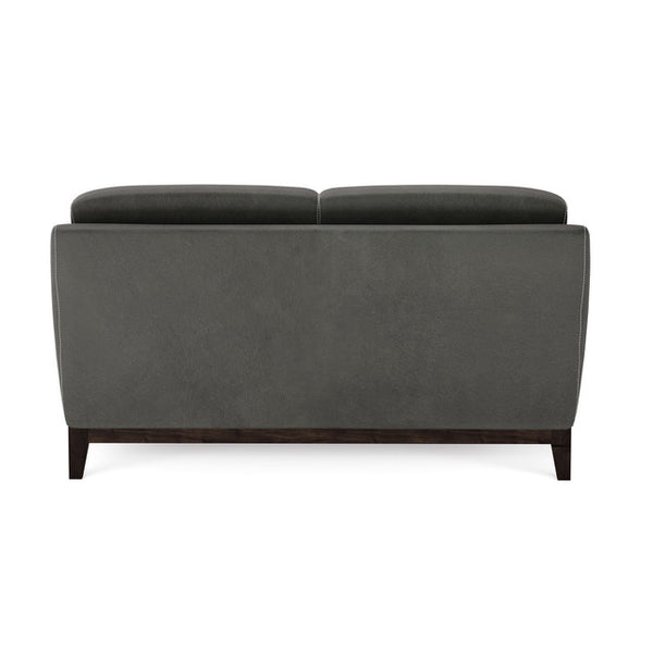 HARPER Loveseat with Mocha Wood Legs