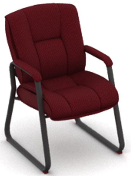 OTG Sled Base Guest Chair (Fabric)