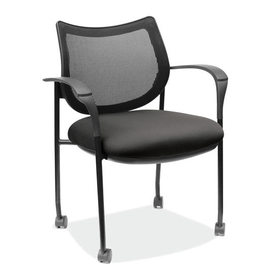Guest Arm Chair with Black Frame